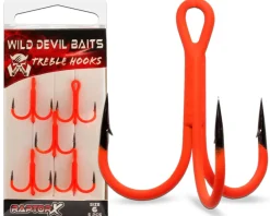 Wild Devil Baits UV Treble Hooks Raptor X Drilling UVO Raubfischhaken Fishing Hook Angelköder