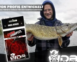 Wild Devil Baits Wire Leader Duo Snap - Swivel 7x7 Stahlvorfach 30cm Spinnvorfach Raubfisch Vorfach Kunstköder Vorfächer Zielfische