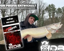 Wild Devil Baits Wire Leader Duo Snap - Swivel 7x7 Stahlvorfach 30cm Spinnvorfach Raubfisch Vorfach Kunstköder Vorfächer Zielfische