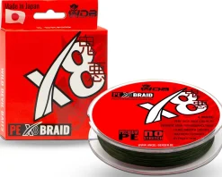 Wild Devil Baits X8 Braid Dark Green Japan PE 8-fach rund geflochtene Angelschnur Braided Fishing Line Angelschnur