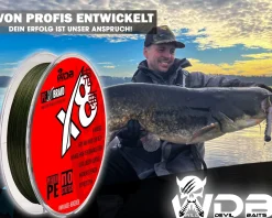 Wild Devil Baits X8 Braid Dark Green Japan PE 8-fach rund geflochtene Angelschnur Braided Fishing Line Angelschnur