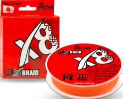 Wild Devil Baits X8 Braid Fire Orange Japan PE 8-fach rund geflochtene Angelschnur Braided Fishing Line Angelschnur