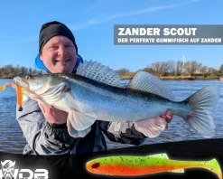 Wild Devil Baits Zander Scout Fire Tiger 12,5 cm Shad Gummifisch Softlure Angelköder
