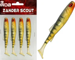 Wild Devil Baits Zander Scout Natural Perch Shad Gummifisch Softlure Angelköder