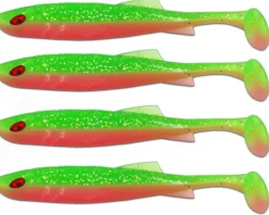Wild Devil Baits Zander Scout Electric Chicken Shad Gummifisch Softlure Angelköder