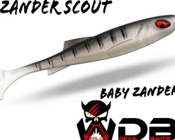 Wild Devil Baits Zander Scout Baby Zander Shad Gummifisch Softlure Angelköder