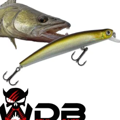 Wild Devil Baits Zander Wobbler Kunstköder Flachläufer Hardbait Raubfischangeln  Angelköder