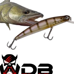 Wild Devil Baits Zander Wobbler Kunstköder Flachläufer Hardbait Raubfischangeln  Angelköder